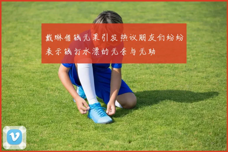 戴琳借钱无果引发热议朋友们纷纷表示钱打水漂的无奈与无助