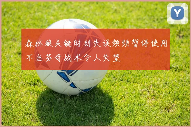森林狼关键时刻失误频频暂停使用不当芬奇战术令人失望